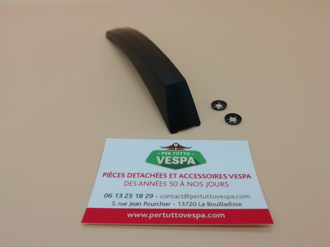 Cr Te Du Garde Boue Avant En Aluminium Noir Satin Pour Vespa Px Avant